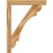 Ekena Millwork Olympic Block Rough Sawn Bracket w/ Offset Brace, Western Red Cedar, 6"W x 36"D x 48"H BKT0604X36X48OLY05RWR - alternate 3